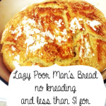 Lazy Poor Man’s Bread: No Knead, Four Ingredient Bread