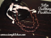 satin teething necklaces